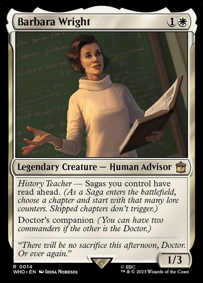 Barbara Wright (Doctor Who) - Magic: The Gathering in TCG Land