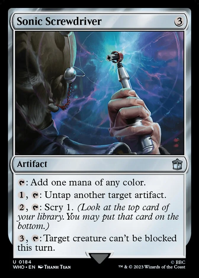 Sonic Screwdriver (Doctor Who) - Magic: The Gathering in TCG Land