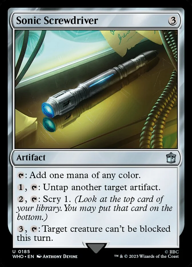 Sonic Screwdriver (Doctor Who) - Magic: The Gathering in TCG Land