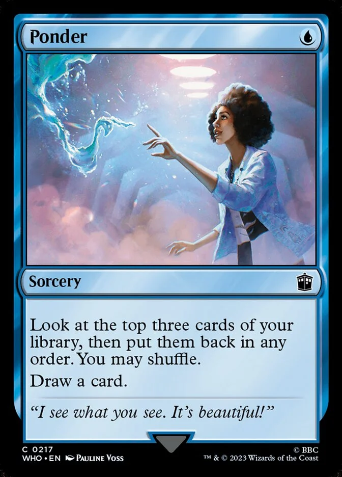 Ponder (Doctor Who) - Magic: The Gathering in TCG Land