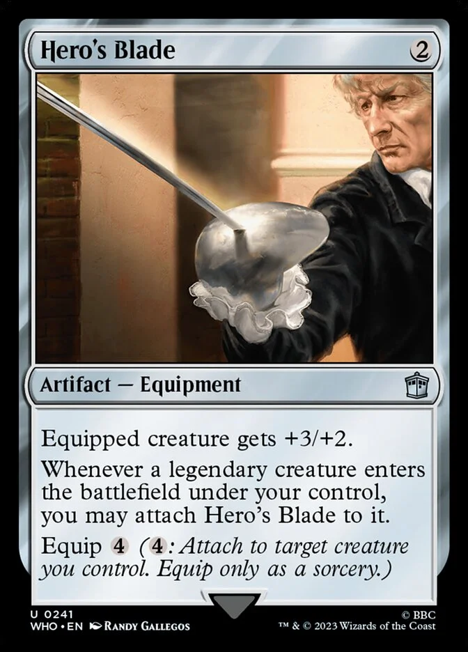 Hero's Blade (Doctor Who) - Magic: The Gathering in TCG Land