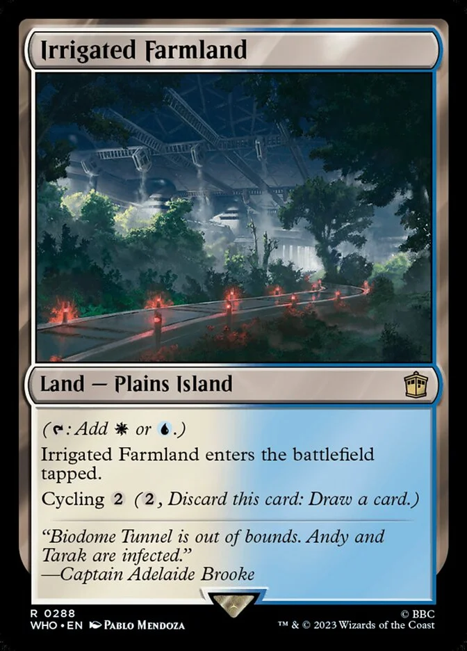 Irrigated Farmland (Doctor Who) - Magic: The Gathering in TCG Land