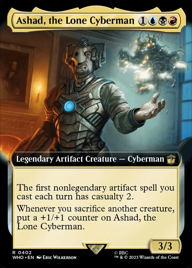 Ashad, the Lone Cyberman (Doctor Who) - Magic: The Gathering in TCG Land