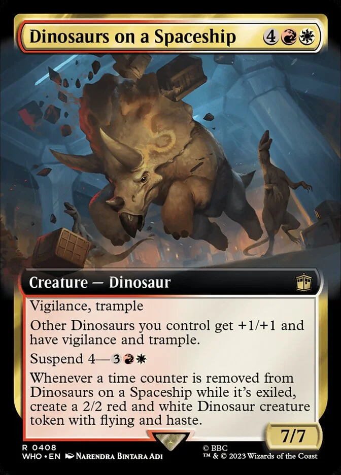 Dinosaurs on a Spaceship (Doctor Who) - Magic: The Gathering in TCG Land