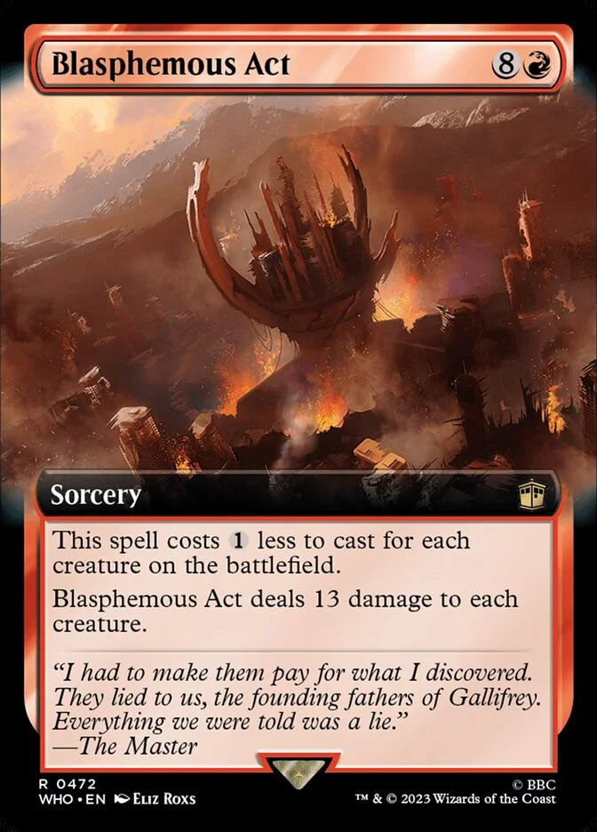 Blasphemous Act (Doctor Who) - Magic: The Gathering in TCG Land