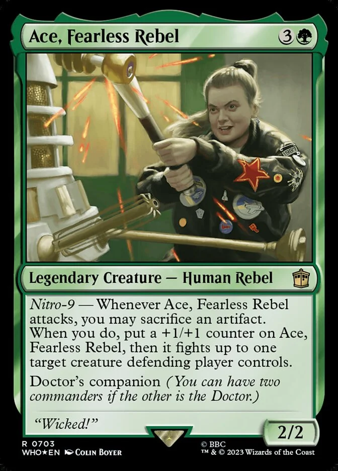Ace, Fearless Rebel (Doctor Who) - Magic: The Gathering in TCG Land