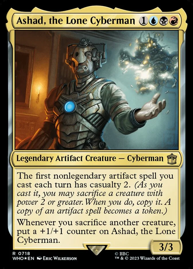 Ashad, the Lone Cyberman (Doctor Who) - Magic: The Gathering in TCG Land