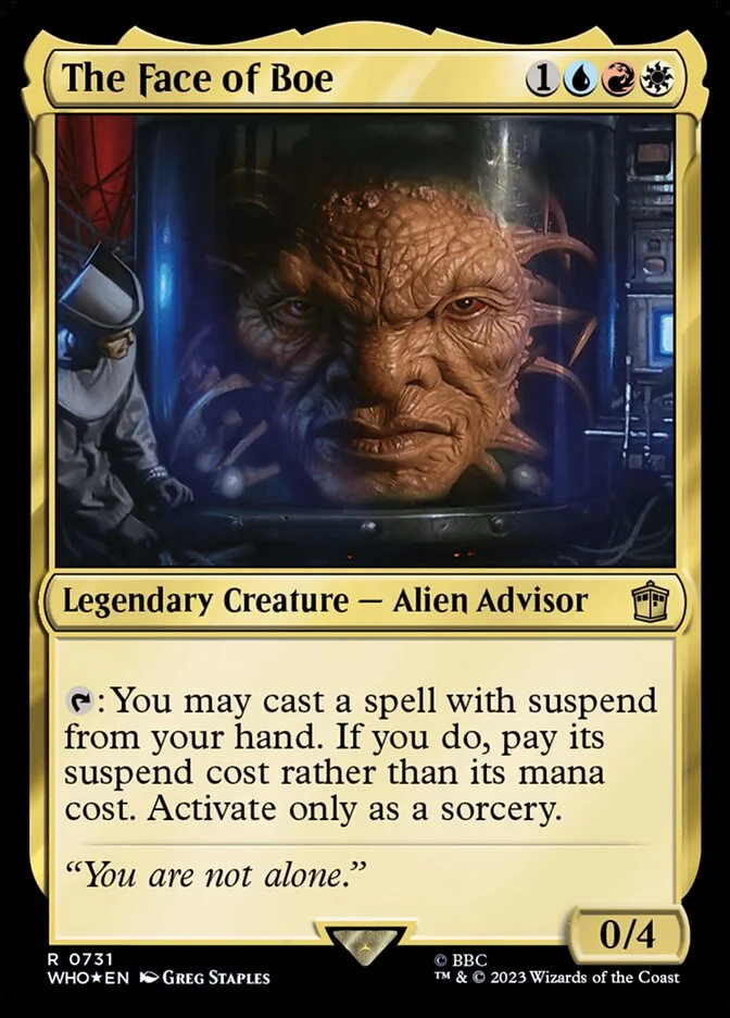 The Face of Boe (Doctor Who) - Magic: The Gathering in TCG Land