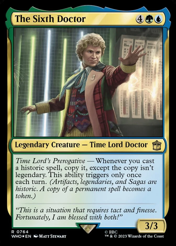The Sixth Doctor (Doctor Who) - Magic: The Gathering in TCG Land