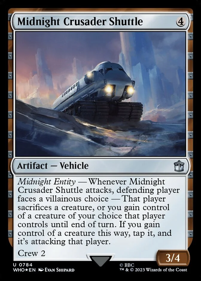Midnight Crusader Shuttle (Doctor Who) - Magic: The Gathering in TCG Land
