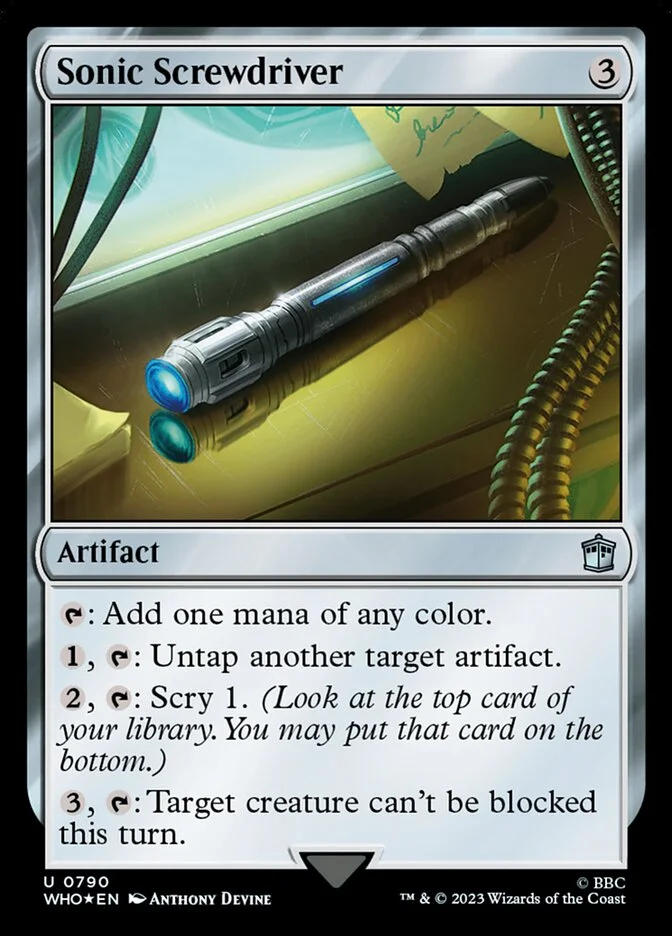 Sonic Screwdriver (Doctor Who) - Magic: The Gathering in TCG Land