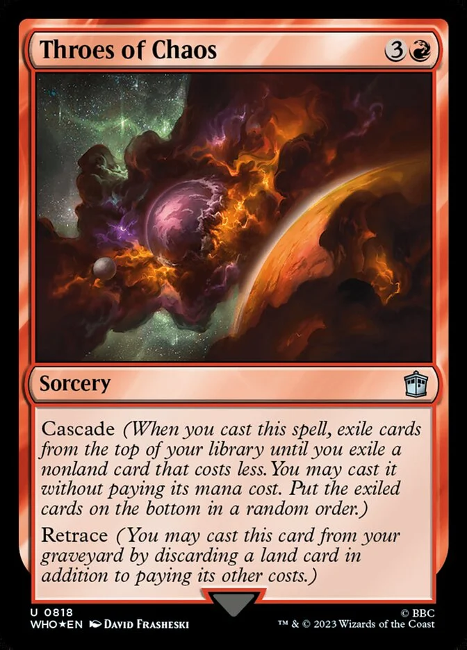 Throes of Chaos (Doctor Who) - Magic: The Gathering in TCG Land