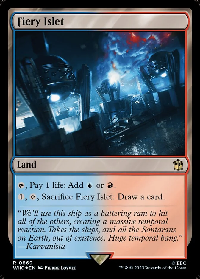 Fiery Islet (Doctor Who) - Magic: The Gathering in TCG Land