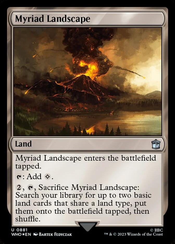 Myriad Landscape (Doctor Who) - Magic: The Gathering in TCG Land