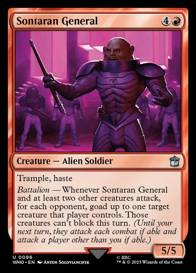Sontaran General (Doctor Who) - Magic: The Gathering in TCG Land