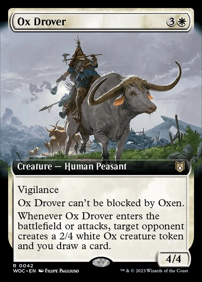 Ox Drover (Wilds of Eldraine Commander) - Magic: The Gathering in TCG Land