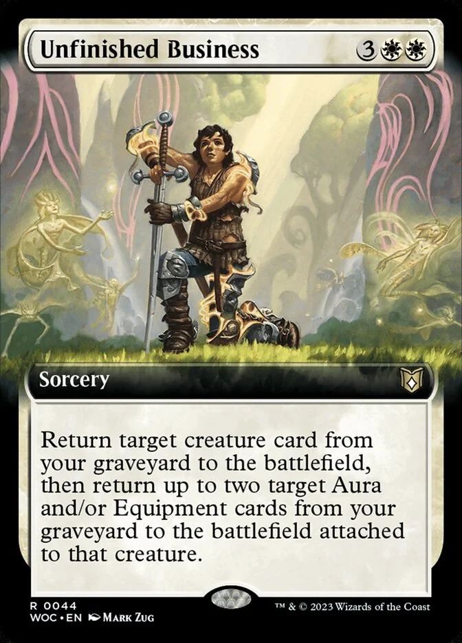 Unfinished Business (Wilds of Eldraine Commander) - Magic: The Gathering in TCG Land