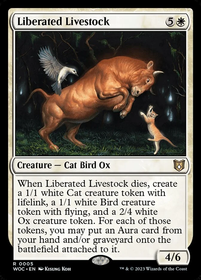 Liberated Livestock (Wilds of Eldraine Commander) - Magic: The Gathering in TCG Land