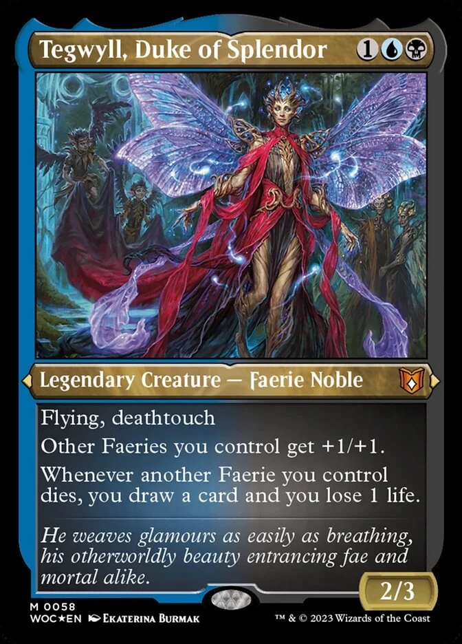 Tegwyll, Duke of Splendor (Wilds of Eldraine Commander) - Magic: The Gathering in TCG Land
