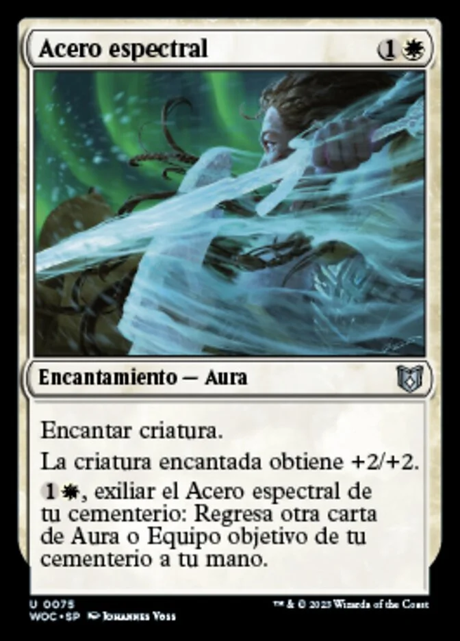 Acero espectral (Wilds of Eldraine Commander) - Magic: The Gathering in TCG Land México