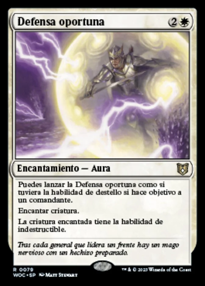 Defensa oportuna (Wilds of Eldraine Commander) - Magic: The Gathering in TCG Land México