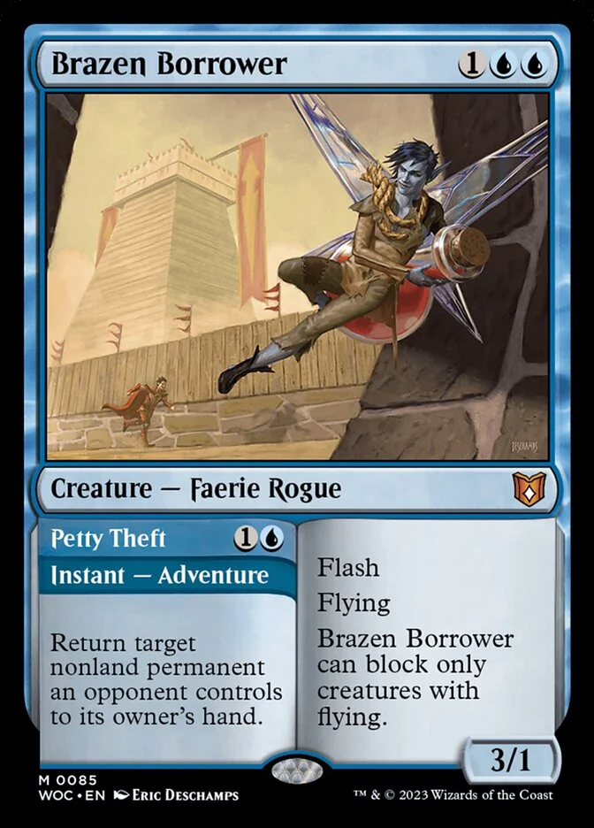 Brazen Borrower (Wilds of Eldraine Commander) - Magic: The Gathering in TCG Land