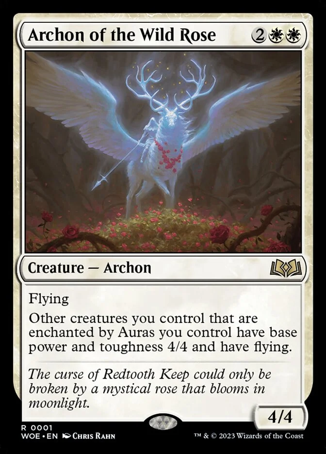 Archon of the Wild Rose (Wilds of Eldraine) - Magic: The Gathering in TCG Land