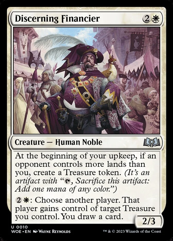 Discerning Financier (Wilds of Eldraine) - Magic: The Gathering in TCG Land México