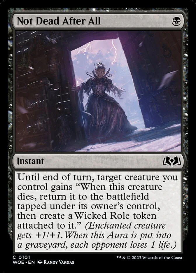Not Dead After All (Wilds of Eldraine) - Magic: The Gathering in TCG Land