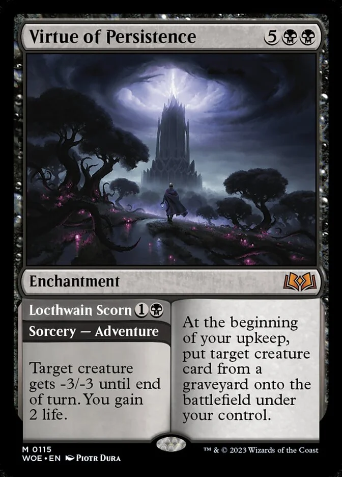 Virtue of Persistence (Wilds of Eldraine) - Magic: The Gathering in TCG Land