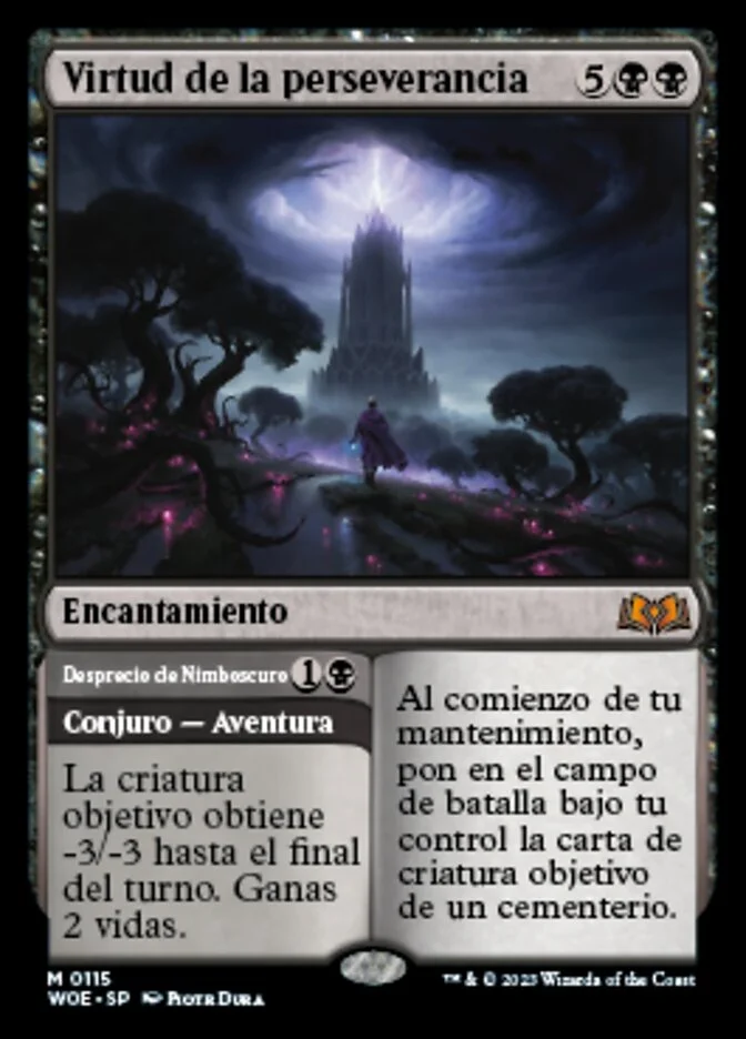 Virtud de la perseverancia (Wilds of Eldraine) - Magic: The Gathering in TCG Land