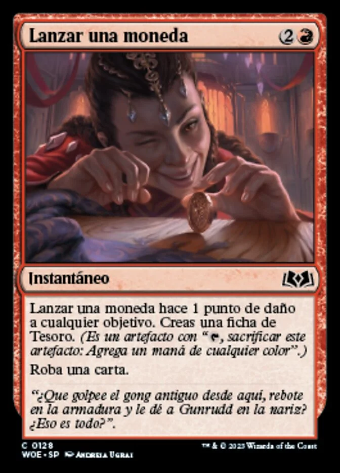 Lanzar una moneda (Wilds of Eldraine) - Magic: The Gathering in TCG Land México