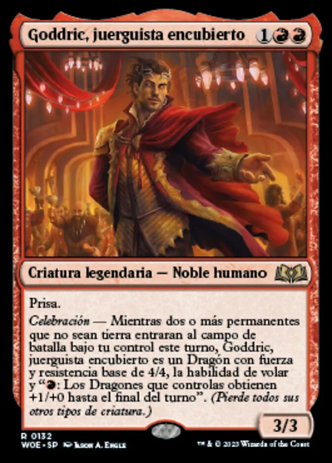 Goddric, juerguista encubierto (Wilds of Eldraine) - Magic: The Gathering in TCG Land