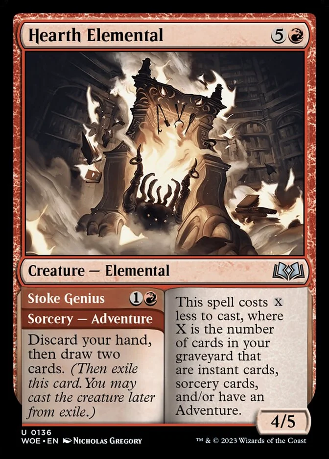 Hearth Elemental (Wilds of Eldraine) - Magic: The Gathering in TCG Land
