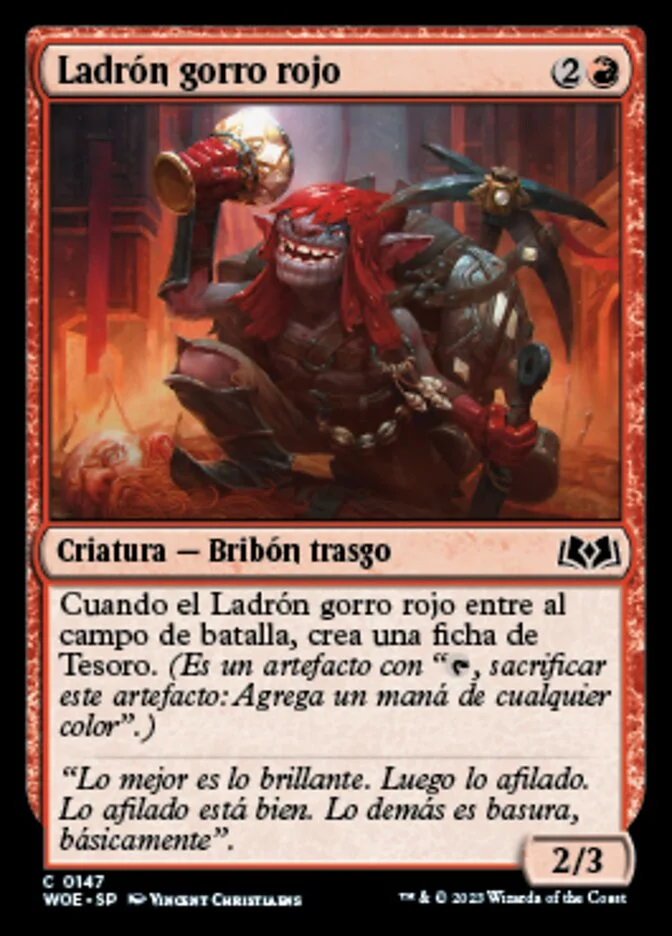 Ladrón gorro rojo (Wilds of Eldraine) - Magic: The Gathering in TCG Land