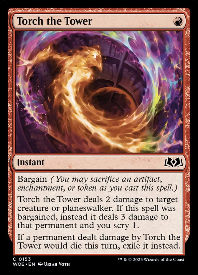 Torch the Tower (Wilds of Eldraine) - Magic: The Gathering in TCG Land