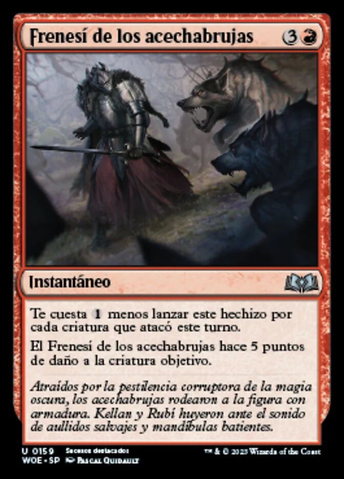 Frenesí de los acechabrujas (Wilds of Eldraine) - Magic: The Gathering in TCG Land México
