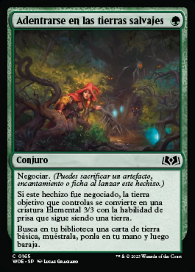 Adentrarse en las tierras salvajes (Wilds of Eldraine) - Magic: The Gathering in TCG Land