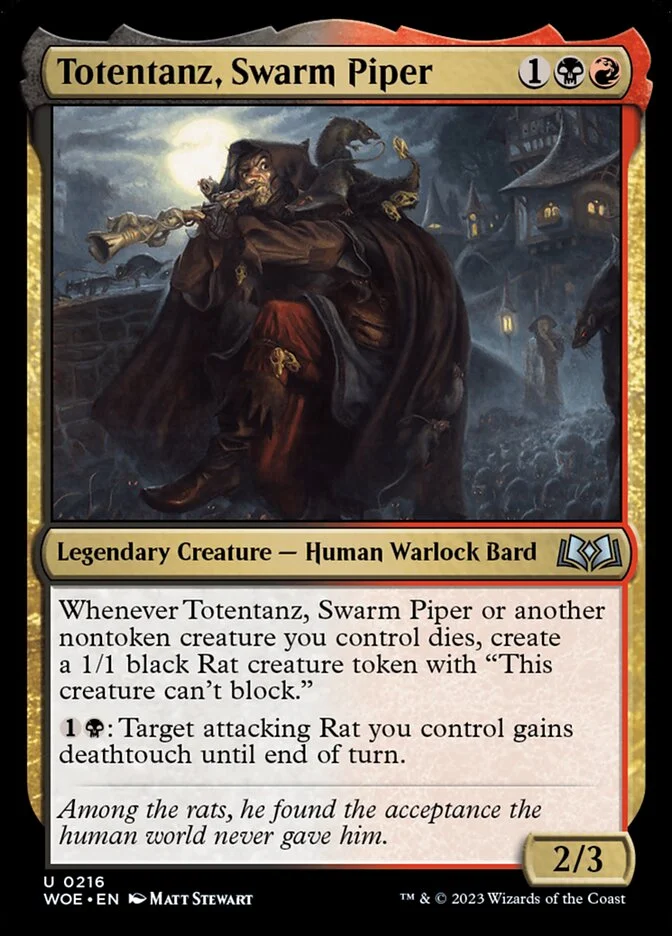Totentanz, Swarm Piper (Wilds of Eldraine) - Magic: The Gathering in TCG Land