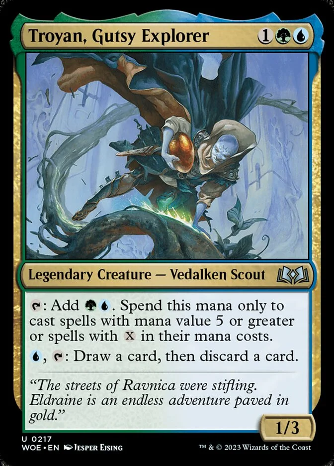 Troyan, Gutsy Explorer (Wilds of Eldraine) - Magic: The Gathering in TCG Land