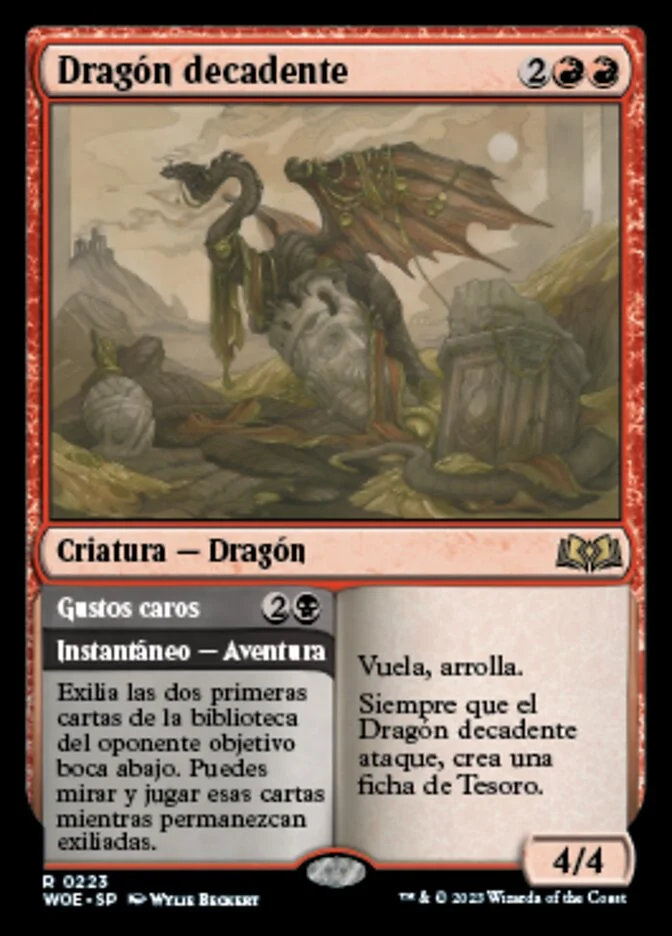 Dragón decadente (Wilds of Eldraine) - Magic: The Gathering in TCG Land México