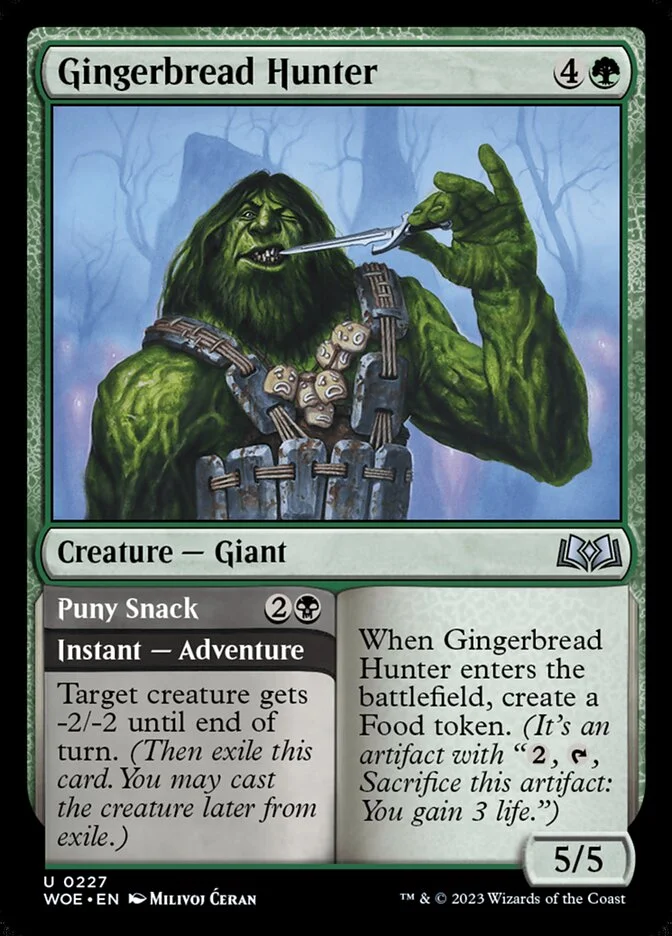 Gingerbread Hunter (Wilds of Eldraine) - Magic: The Gathering in TCG Land
