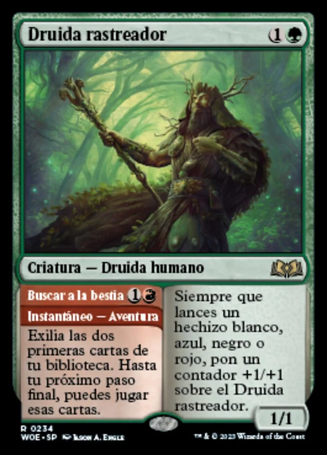 Druida rastreador (Wilds of Eldraine) - Magic: The Gathering in TCG Land