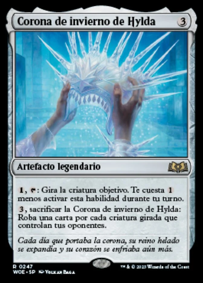 Corona de invierno de Hylda (Wilds of Eldraine) - Magic: The Gathering in TCG Land México