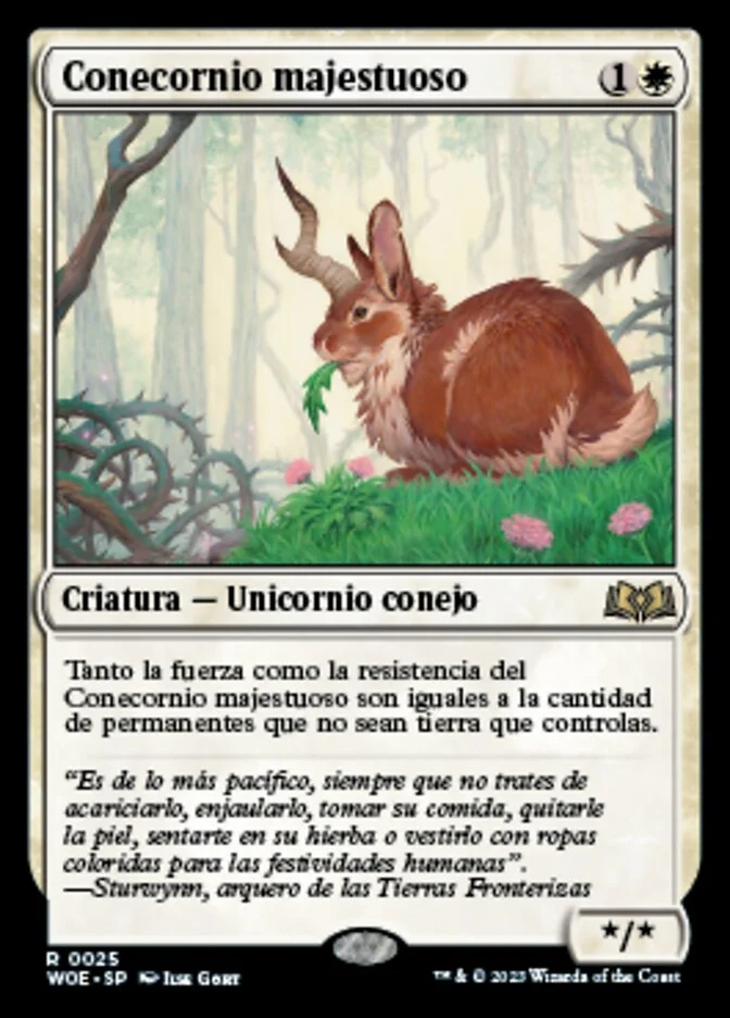 Conecornio majestuoso (Wilds of Eldraine) - Magic: The Gathering in TCG Land
