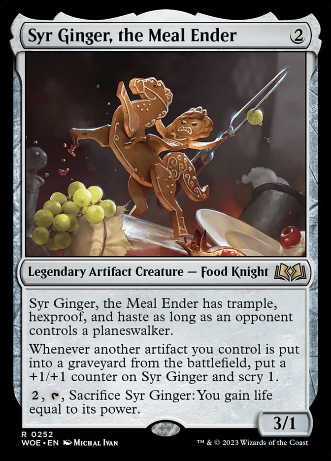 Syr Ginger, the Meal Ender (Wilds of Eldraine) - Magic: The Gathering in TCG Land