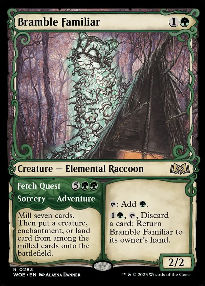 Bramble Familiar (Wilds of Eldraine) - Magic: The Gathering in TCG Land