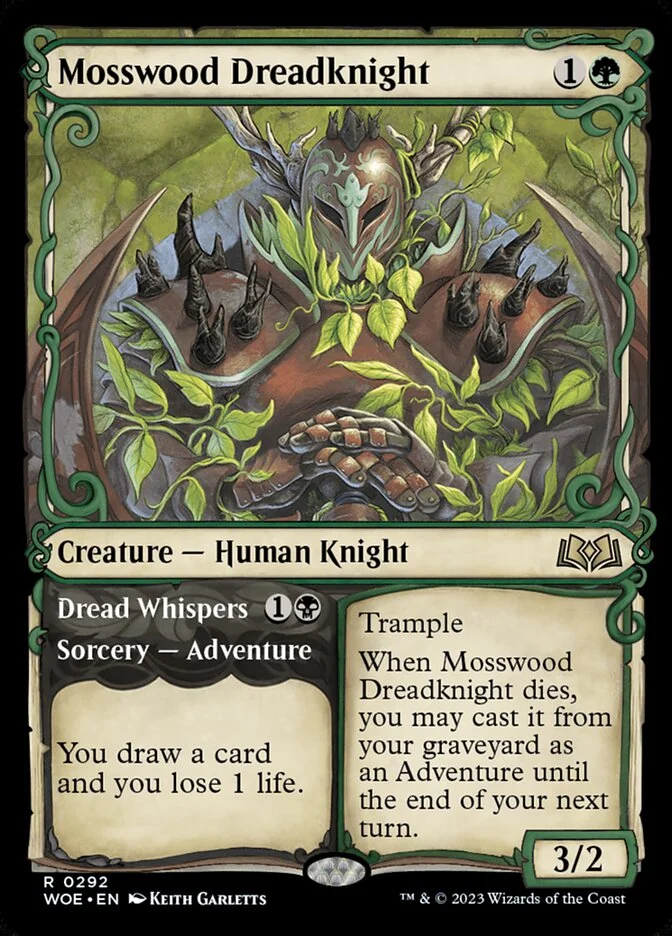 Mosswood Dreadknight (Wilds of Eldraine) - Magic: The Gathering in TCG Land