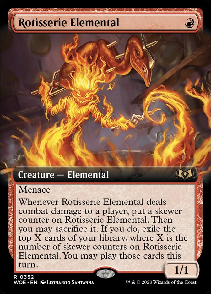 Rotisserie Elemental (Wilds of Eldraine) - Magic: The Gathering in TCG Land