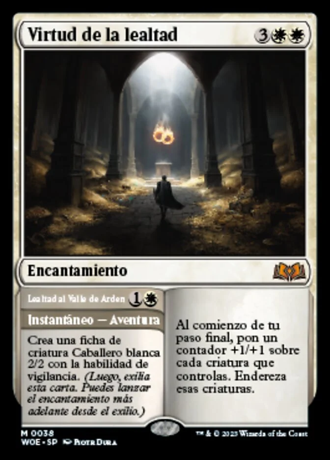 Virtud de la lealtad (Wilds of Eldraine) - Magic: The Gathering in TCG Land